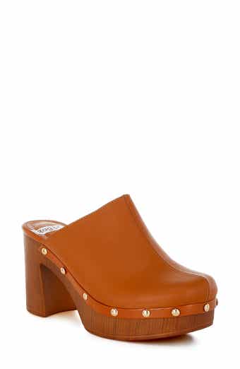 Benji Block Heel Platform Clog