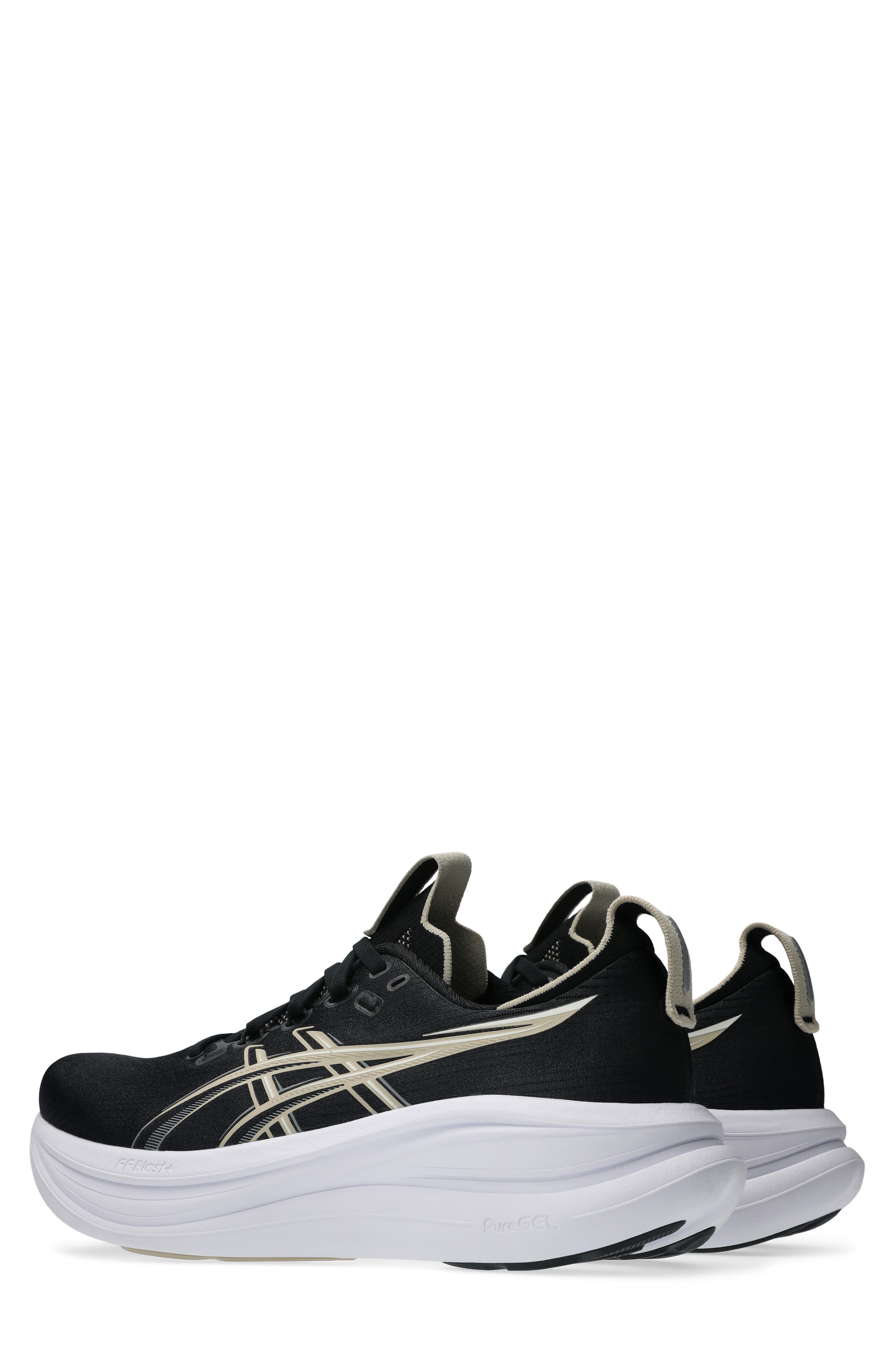 ASICS<sup>®</sup> GEL-NIMBUS<sup>®</sup> 28 Running Shoe, Alternate, color, Black/ Feather Grey