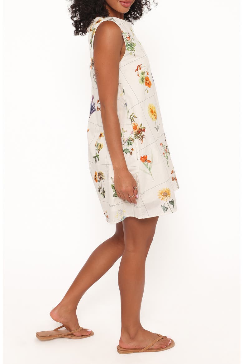 Elordi Floral Shift Minidress, Alternate, color, MULTI FLOWERS