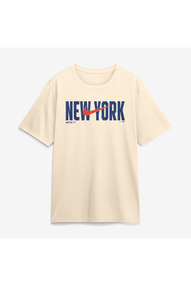 Men's Nike Cream New York Mets Swoosh Legend Dri-FIT T-Shirt, Alternate, color, Cream