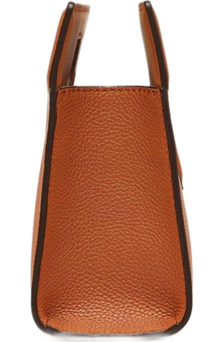MCM Diamond Tote in Embossed Leather, Alternate, color, Cognac