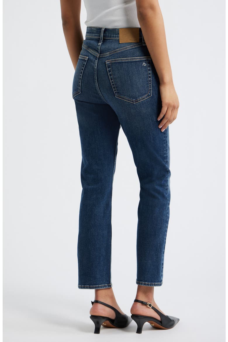 Flexi Wren Ankle Slim Leg Jeans, Alternate, color, TEO