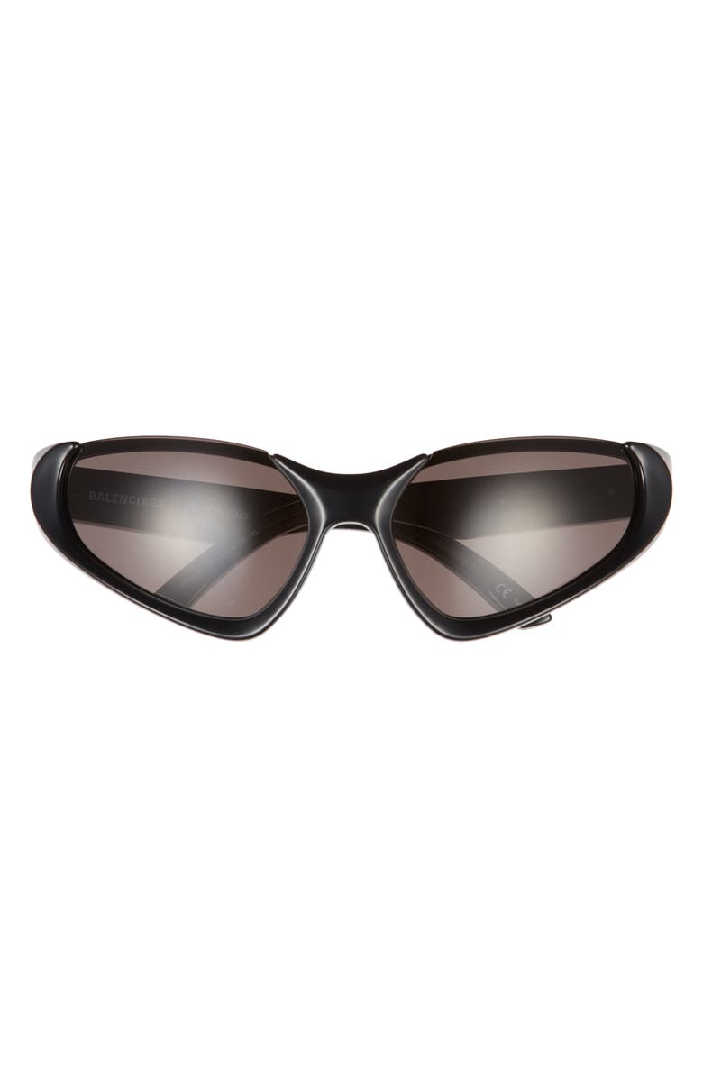 Balenciaga 64mm Oversize Cat Eye Sunglasses, Main, color, 