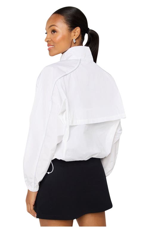 Fabletics Tempo Lightweight Windbreaker In White