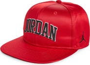 Jordan Kids' Satin Flat Brim Snapback Baseball Cap