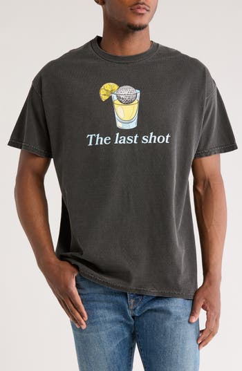 Philcos The Last Shot Graphic T-shirt In Black Pigment