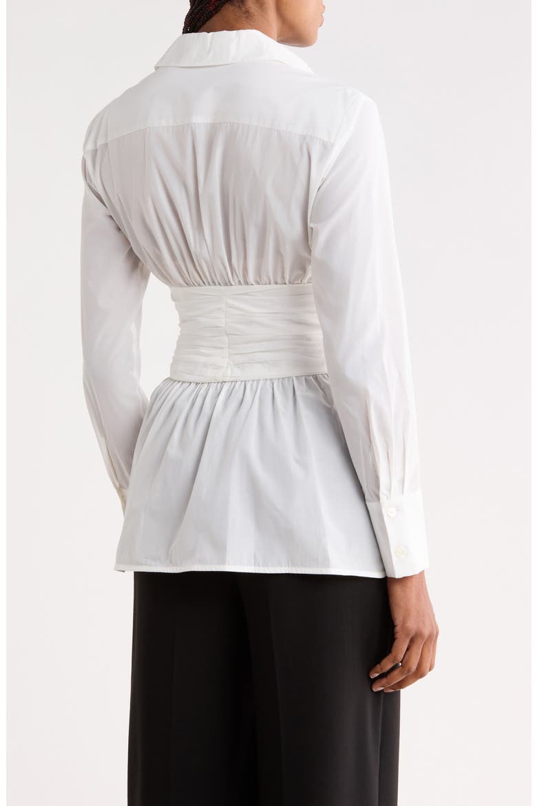 Taffeta Top, Alternate, color, MILK