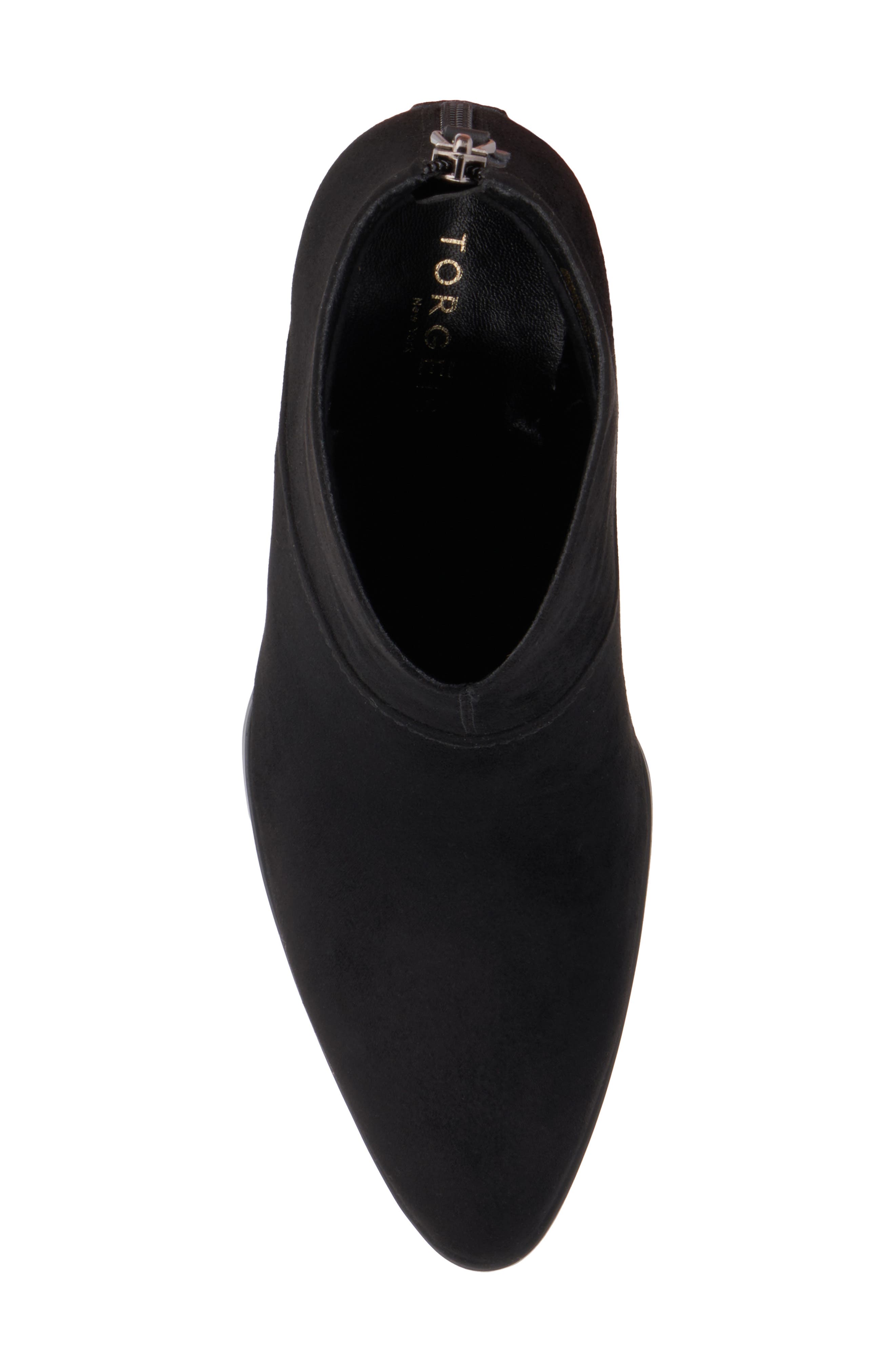 TORGEIS Notched Wedge Boot, Alternate, color, Black