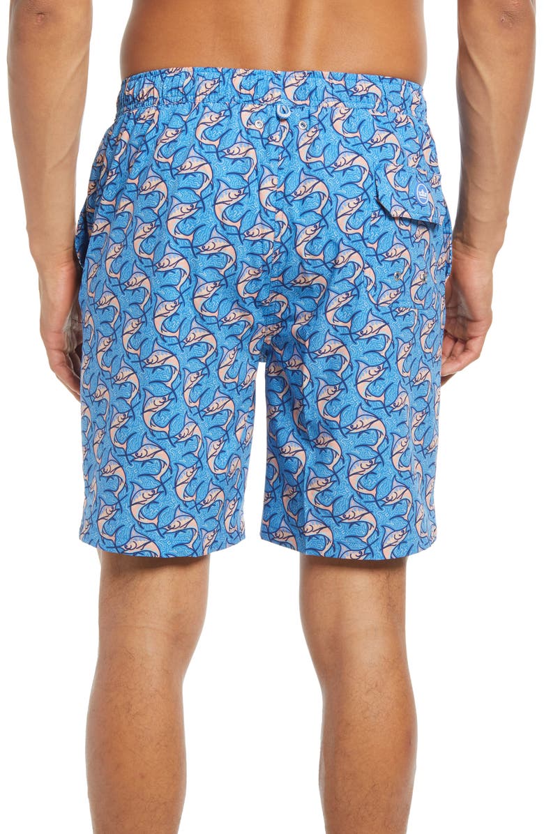 Peter Millar Marlins Swim Trunks, Alternate, color, 