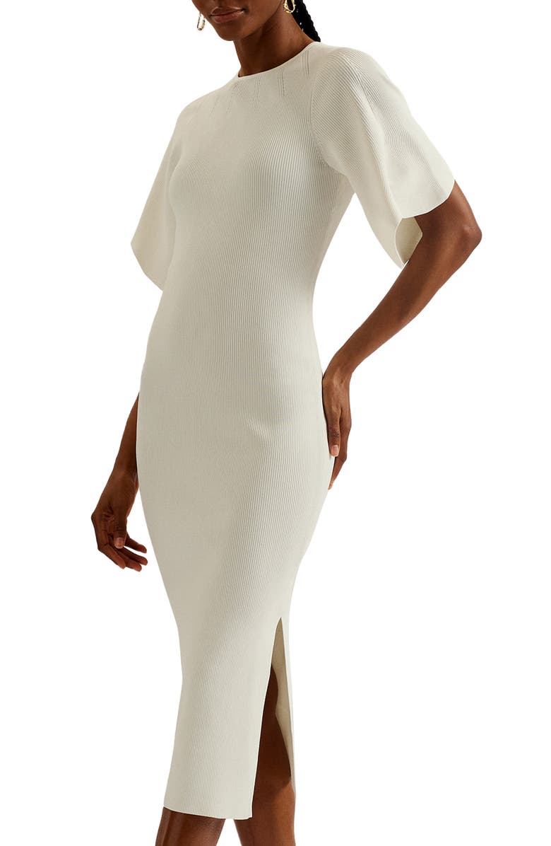 Ted Baker London Raelea Rib Sweater Dress, Alternate, color,