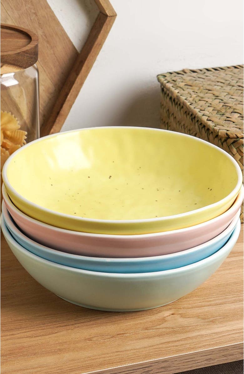Stone Lain Elena Stoneware 4-Piece Bowl Set, Alternate, color, 