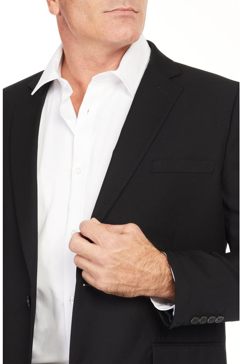 Raymond Regular Fit Suit Jacket, Alternate, color, BLACK