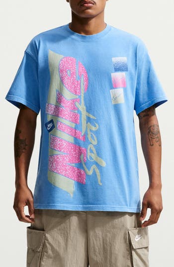 Nike Max90 Cotton Graphic T-Shirt in University Blue at Nordstrom Rack, Size X-Large