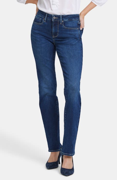 NYDJ Marilyn Straight Leg Jeans (Petite)