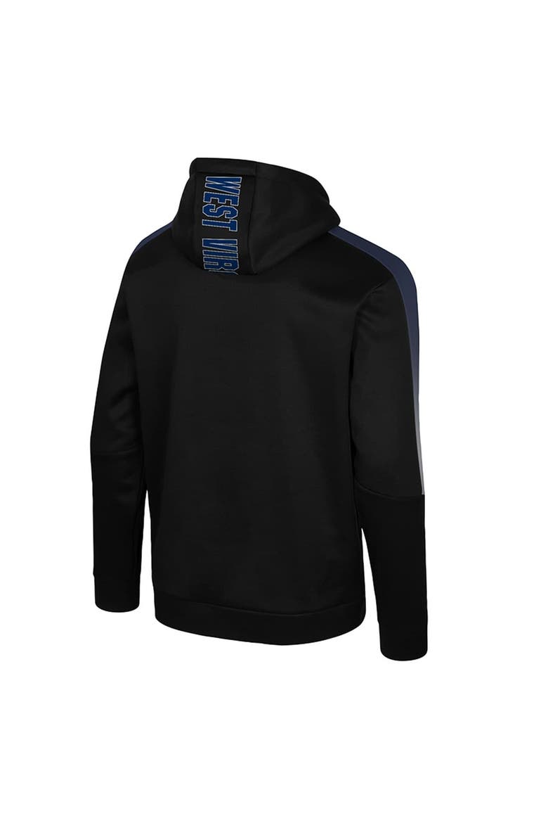 Men's Colosseum Black West Virginia Mountaineers The Gang Blackout Hoodie, Alternate, color, Black