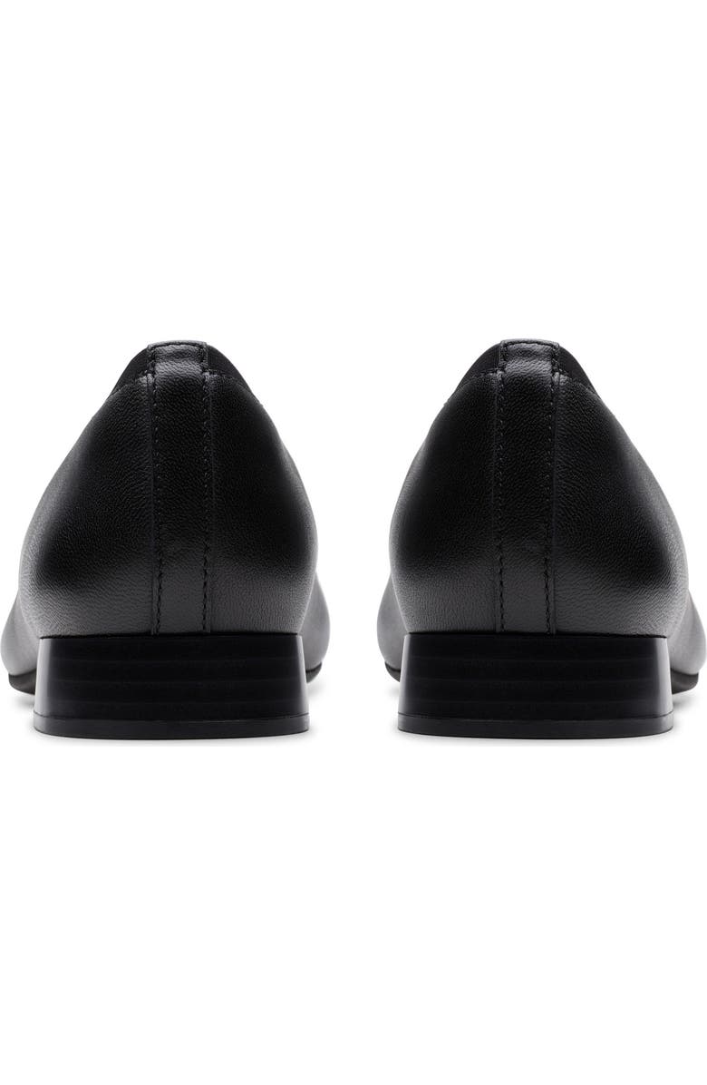 Clarks<sup>®</sup> Natalyn Dusk Flat, Alternate, color, Black Leather