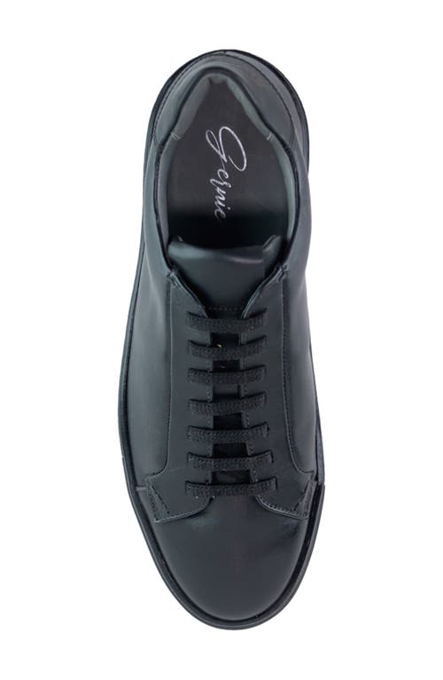 Gernie 36s Low Top Sneaker In Black Napa