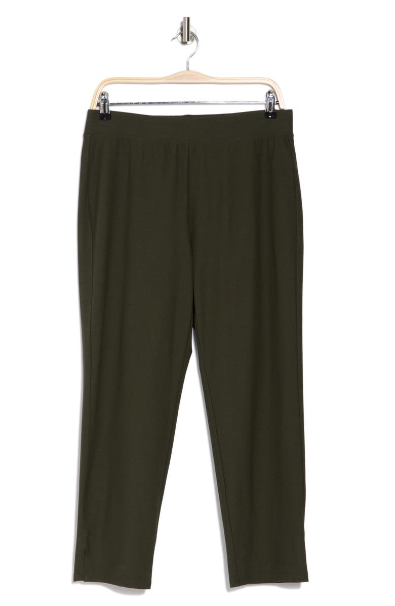 Eileen Fisher High Waist Crop Slim Pants, Alternate, color, Seaweed