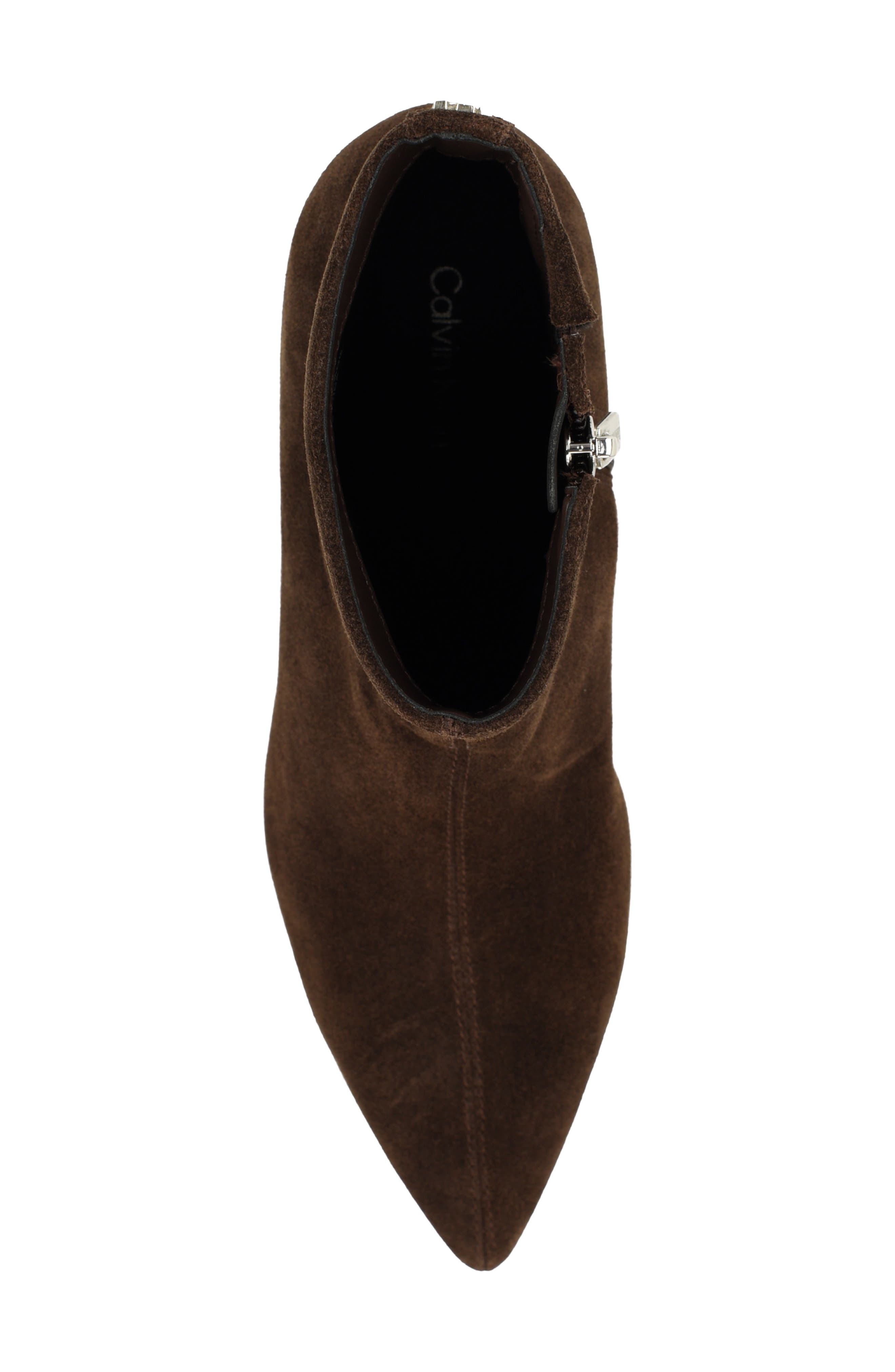 Rimidy Bootie, Alternate, color, DARK BROWN SUEDE