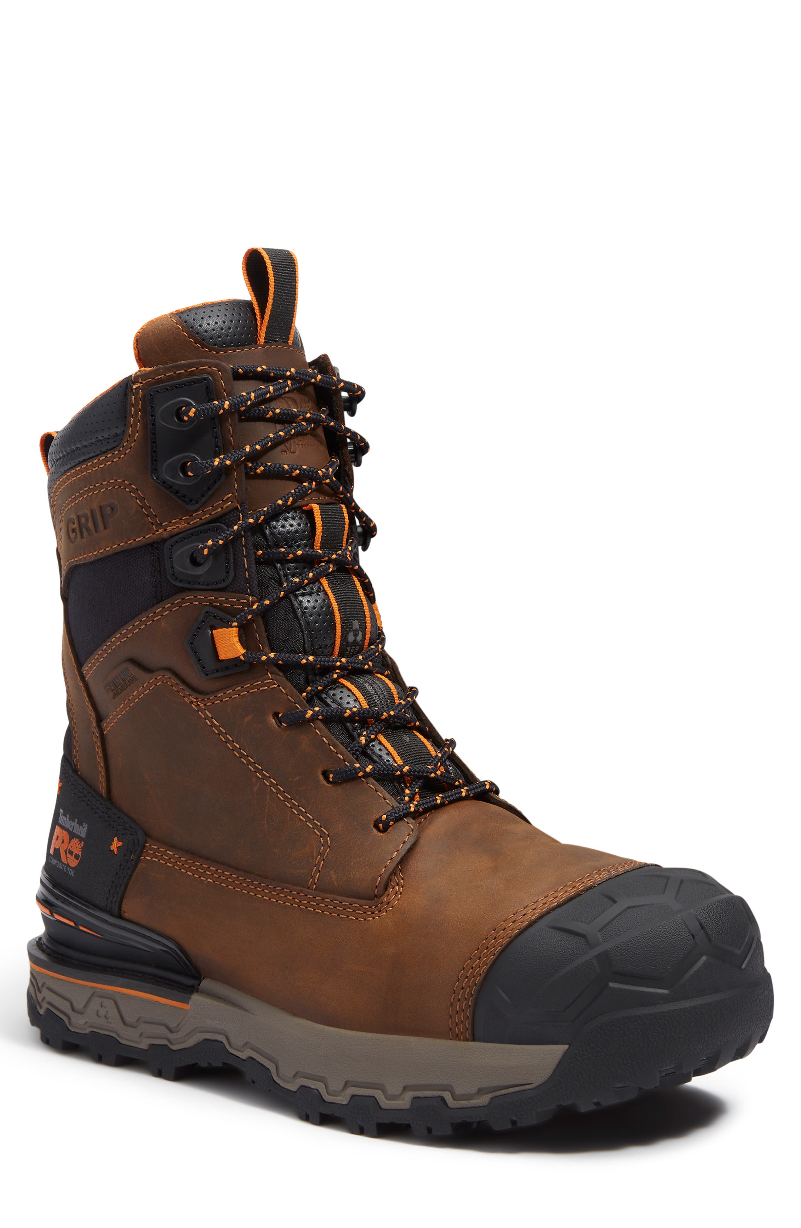 Timberland Boondock Ultralight 8" Composite Toe Waterproof Insulated Work Boot, Main, color, 