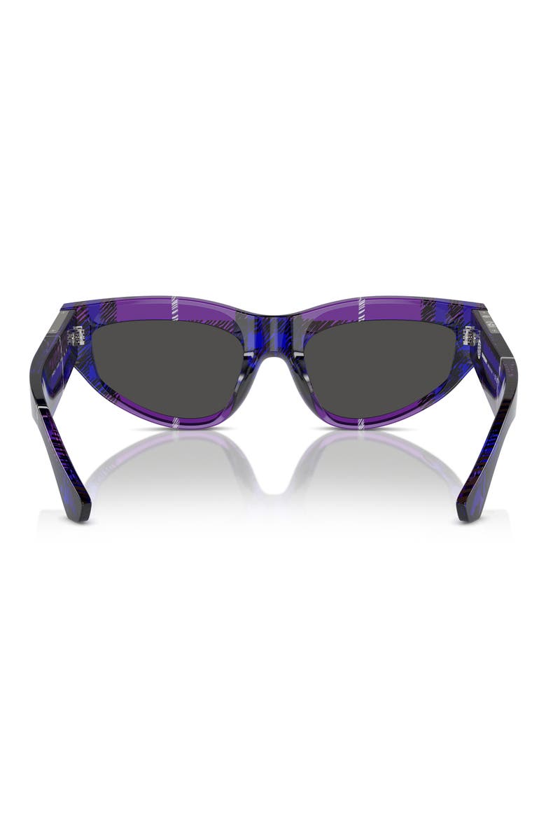 55mm Cat Eye Sunglasses, Alternate, color, VIOLET/ GREY