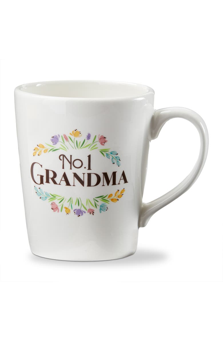 tag No 1 Grandma Earthenware Mug Multi 18 oz 4 x 4 x 4.76 in, Main, color, Multicolored