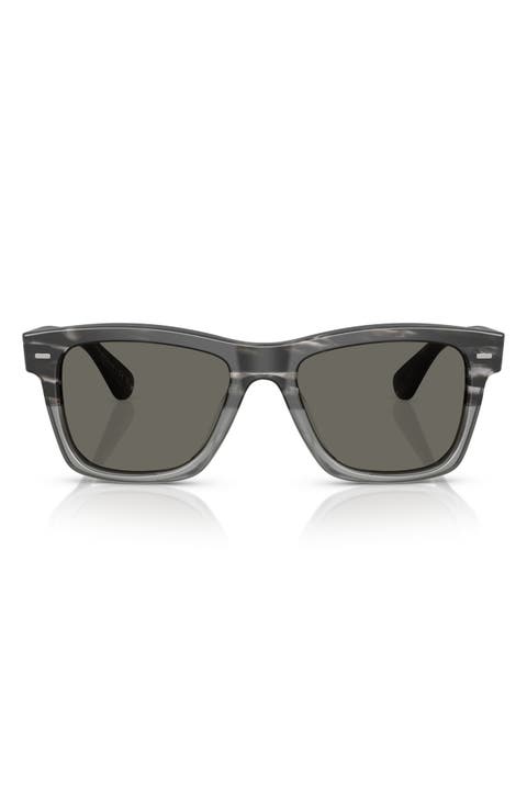 Oliver Sun 54mm Pillow Sunglasses