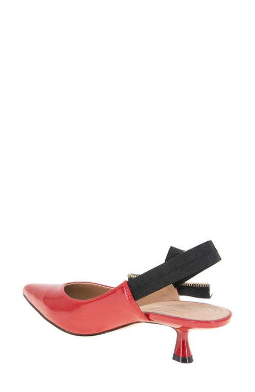 Bcbgeneration Kodari Slingback Kitten Heel Pump In Lipstick