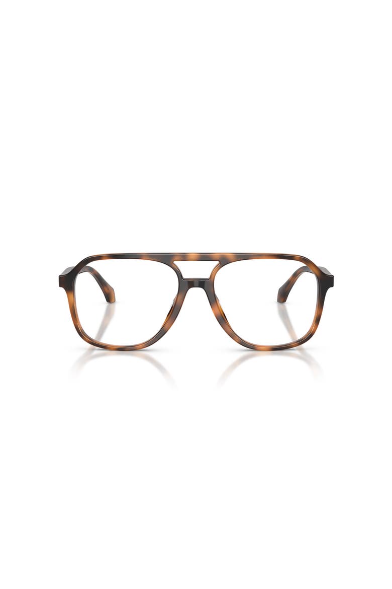 55mm Square optical glasses, Alternate, color, Brown