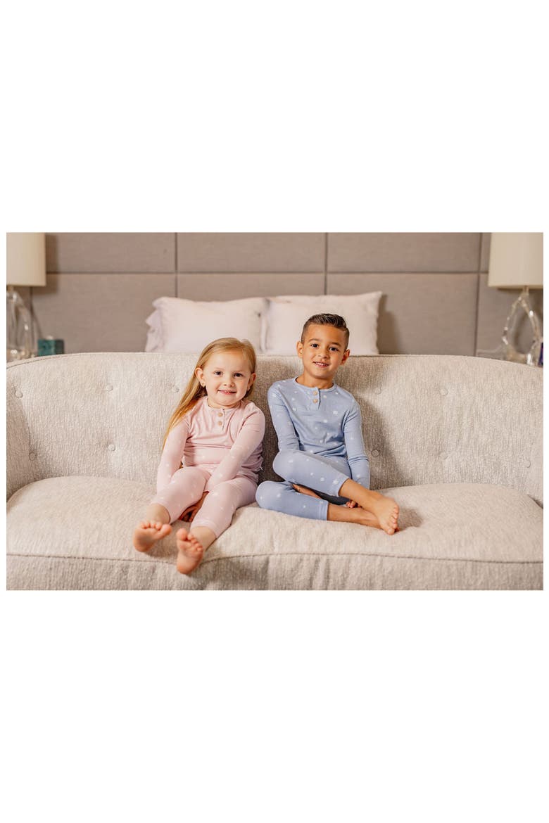 Boys Snowflake PJ, Alternate, color, Blue