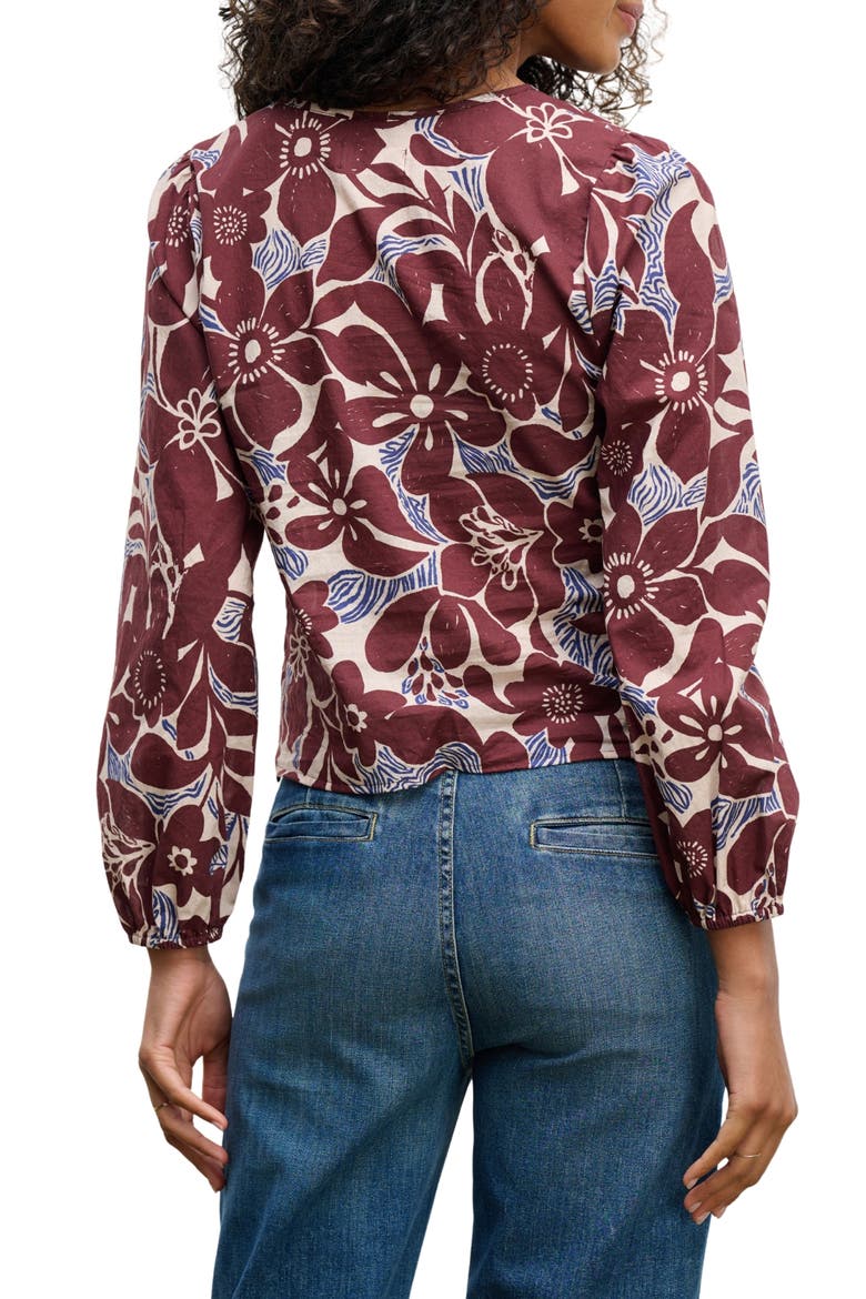 Sydney Printed Cotton Top, Alternate, color, EDEN MULTI