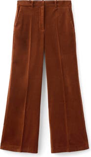 MANGO Velvet Straight Leg Pants