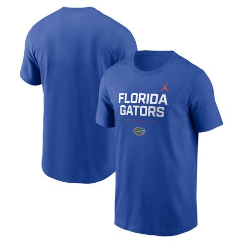 Men's Jordan Brand Royal Florida Gators 2025 Courtside Basketball Performance T-Shirt