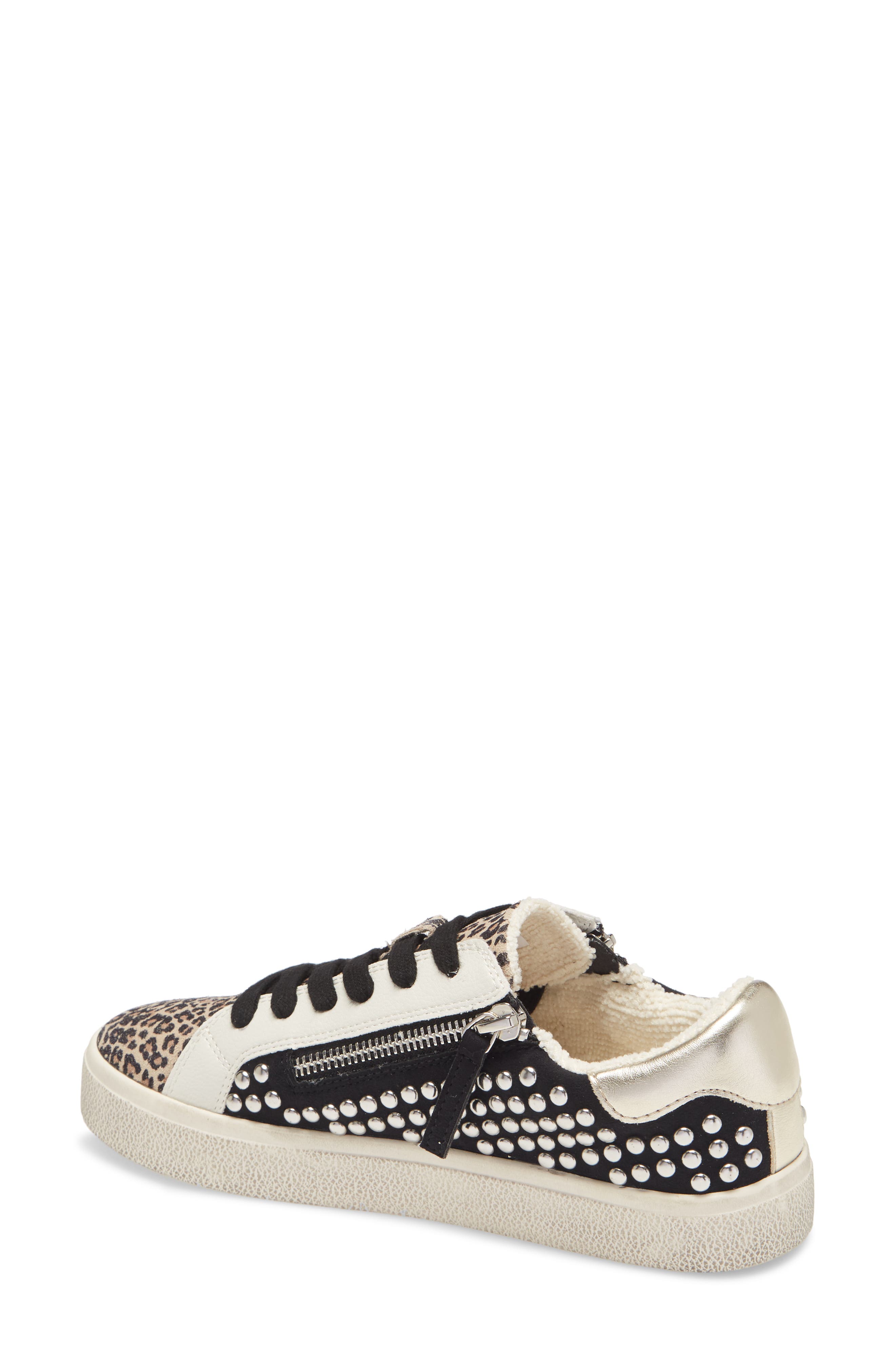 Parka Studded Sneaker, Alternate, color, LEOPARD MULTI