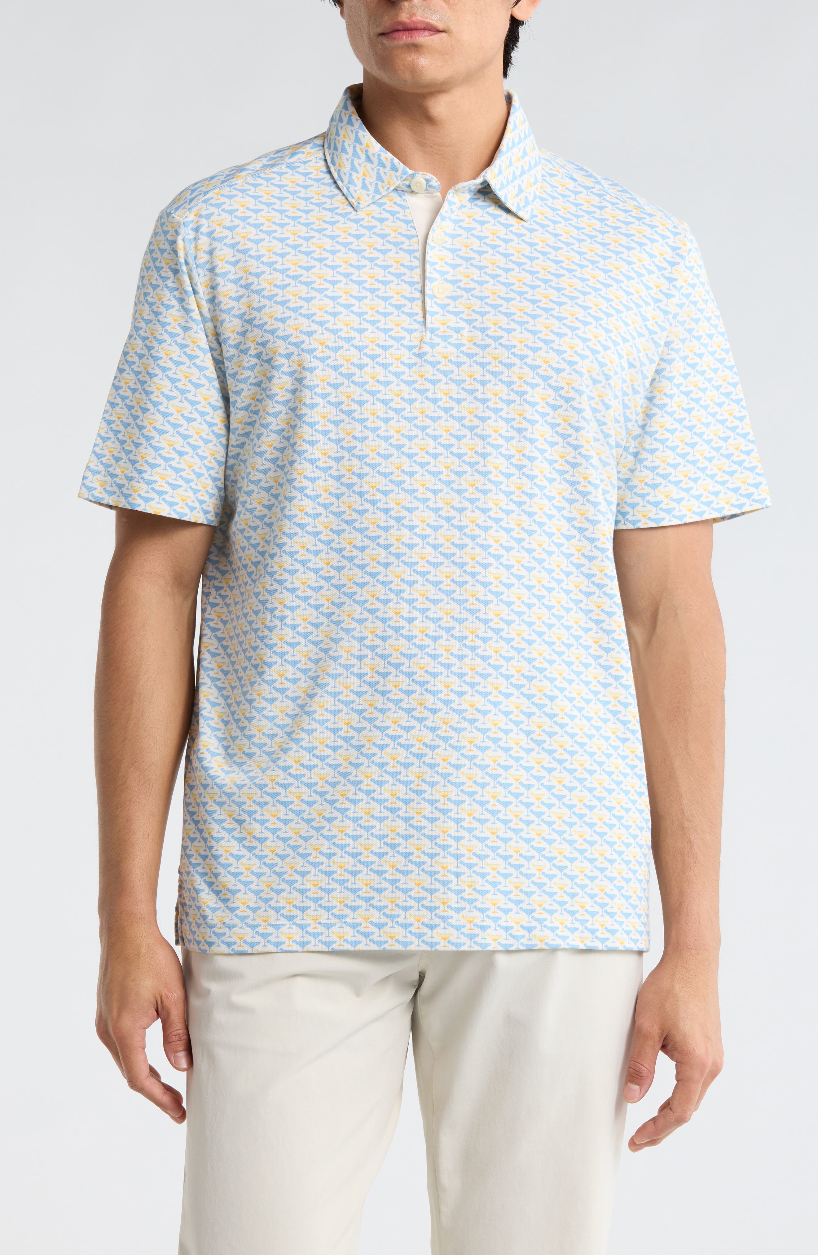 Tommy Bahama Citrus Martini Cotton Blend Polo