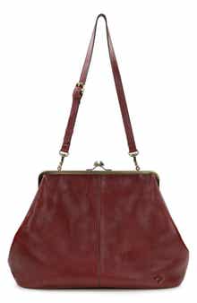 Serafina Large Frame Leather Crossbody Bag