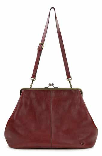 Serafina Large Frame Leather Crossbody Bag