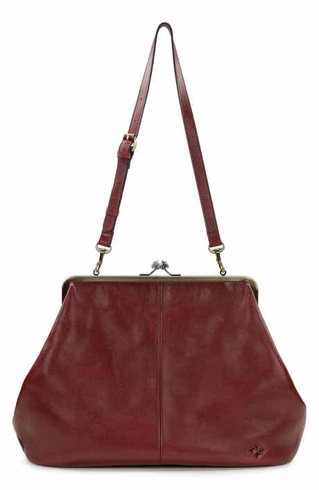Serafina Large Frame Leather Crossbody Bag