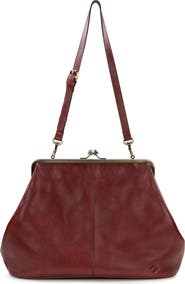 Patricia Nash Serafina Large Frame Leather Crossbody Bag