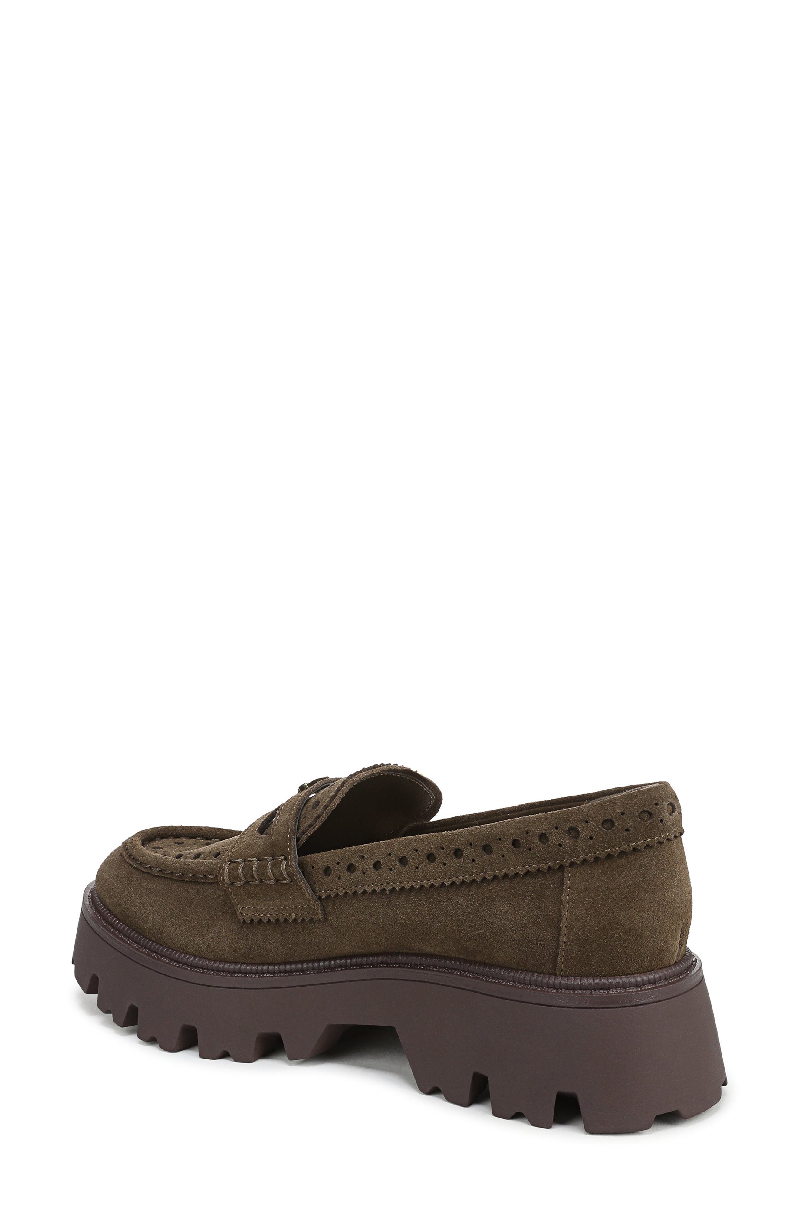 Circus NY by Sam Edelman Paisley Platform Penny Loafer, Alternate, color, Olivewood