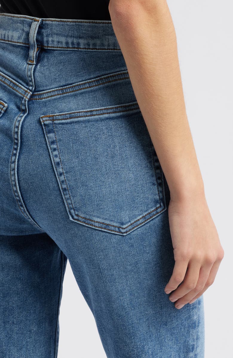 FRAME Le Sleek Stretch Straight Leg Jeans, Alternate, color, 