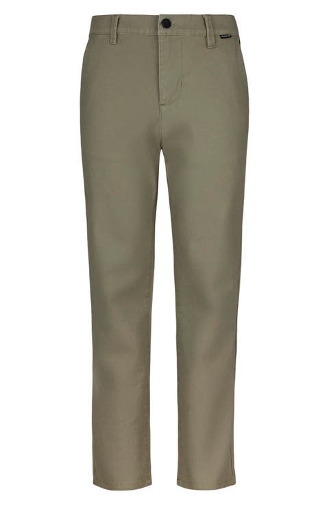 Kids' Stretch Cotton Pants (Big Kid)