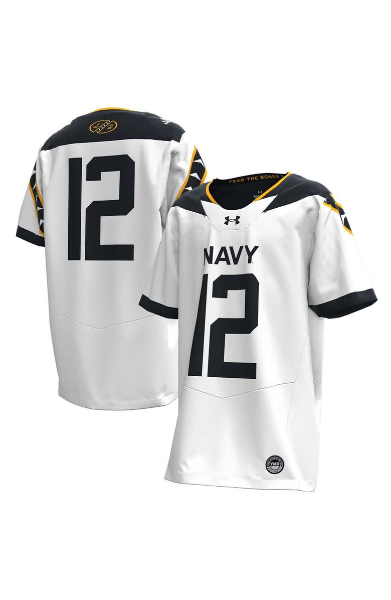 Under Armour Youth Under Armour White Navy Midshipmen 2024 Rivalry Replica Jersey, Alternate, color, White