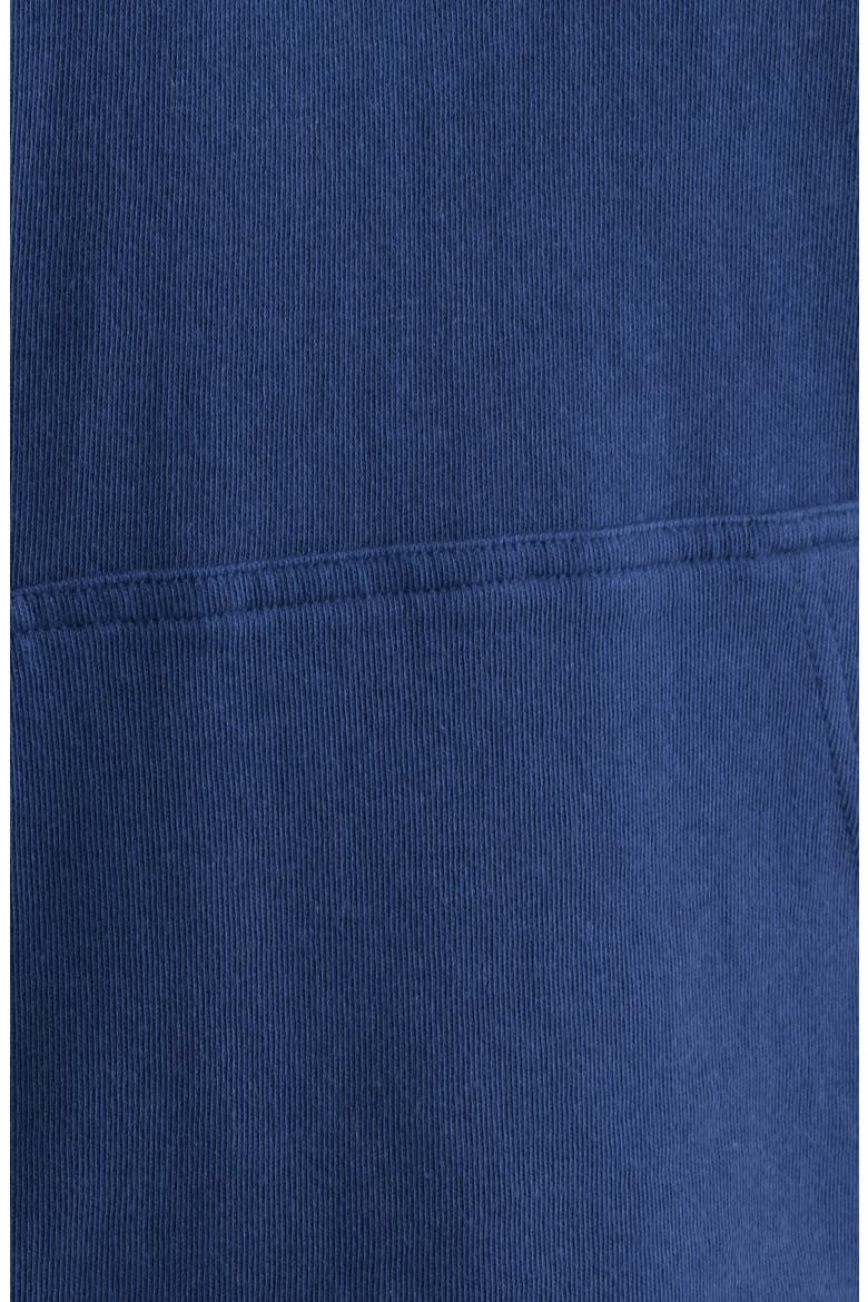 Plaid Sleeve Crewneck Sweatshirt, Alternate, color, NAVY