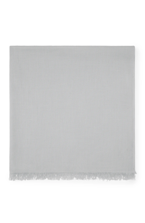 Brunello Cucinelli Cashmere And Silk Scarf In Light Grey