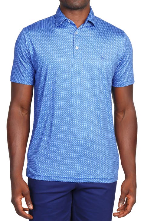 Golf Tees Print Performance Polo