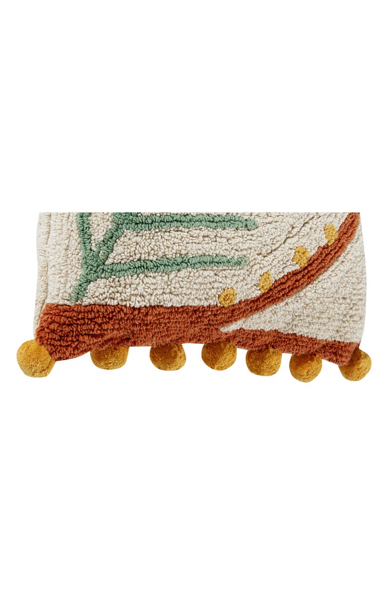 Lorena Canals Palm Cushion, Alternate, color, Natural Medium Green