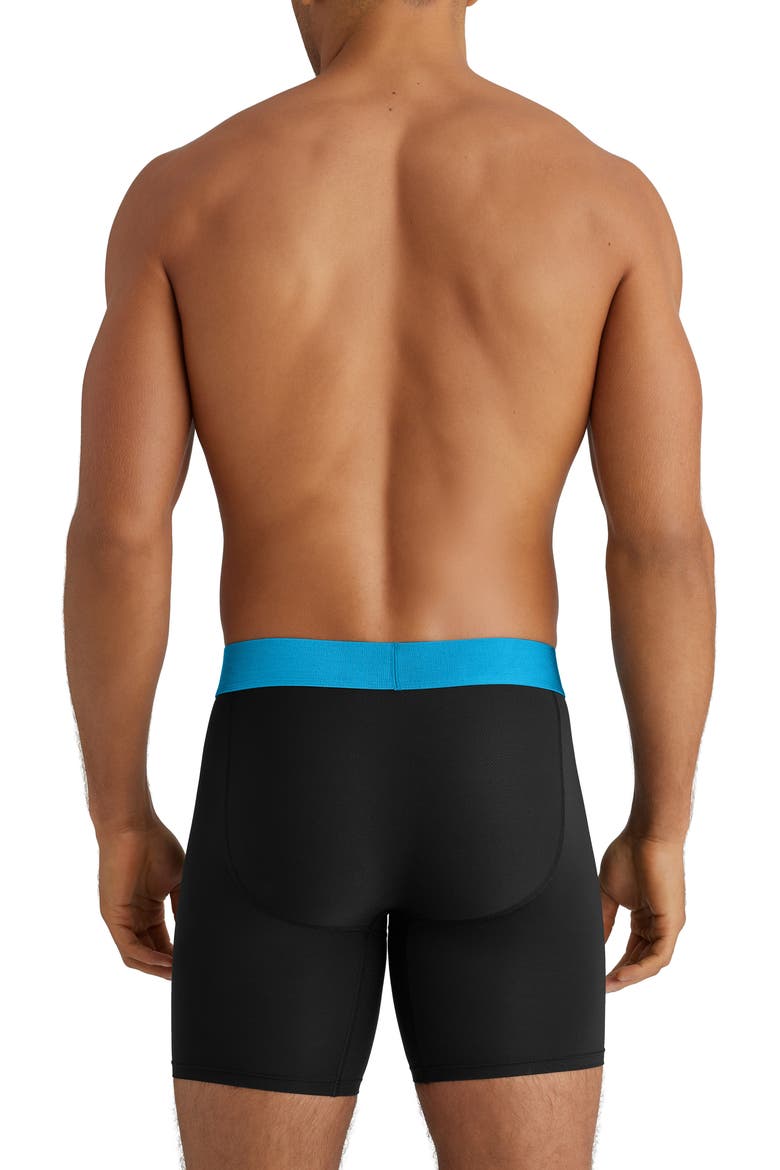 360 Sport 6-Inch Hammock Pouch™ Boxer Briefs, Alternate, color, ANTHRACITE/BLUE WB