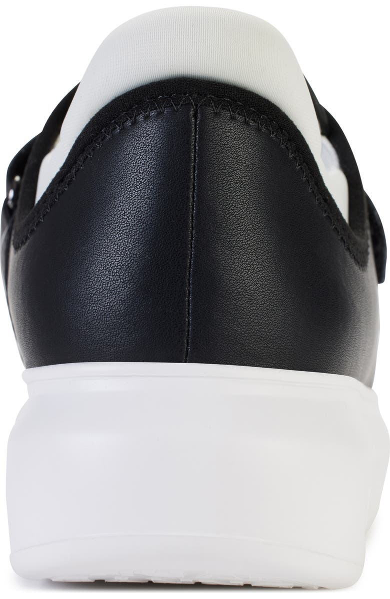 DKNY Jamiah Platform Sneaker, Alternate, color, Black/ White