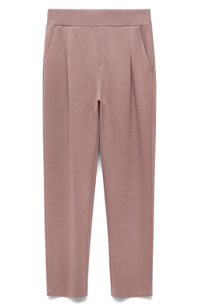 MANGO Pleated Lounge Pants, Alternate, color, 